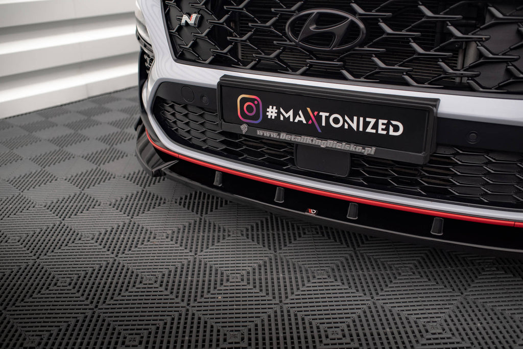 Lip Anteriore V.2 con flap Hyundai Kona N Mk1 vista laterale