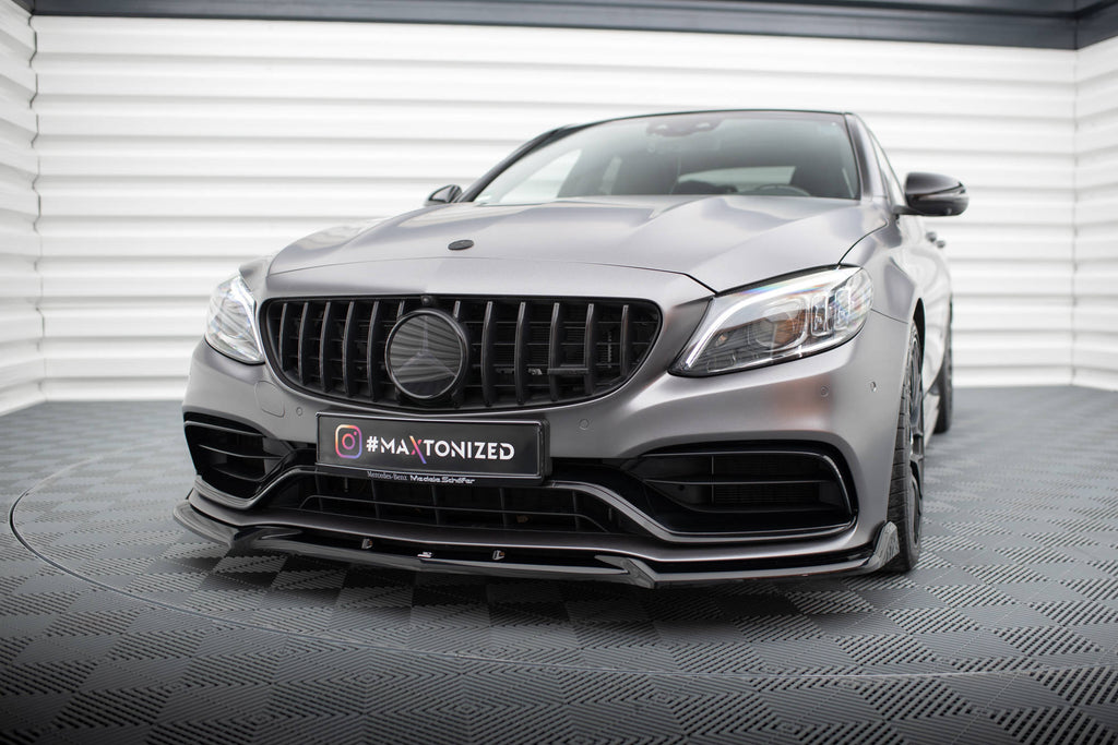 Lip anteriore V.2 Maxton Design Mercedes-AMG C63 W205 Facelift