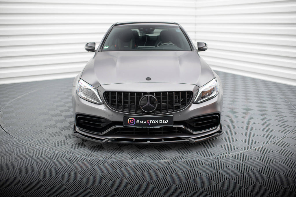 Lip anteriore V.2 Maxton Design Mercedes-AMG C63 W205 Facelift