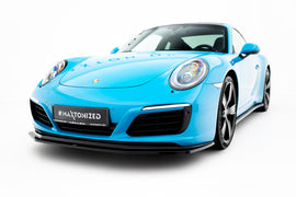 Splitter anteriore Porsche 911 991 Facelift ABS nero lucido