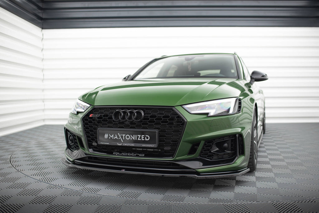 Lip Anteriore V.2 compatibile con Audi RS4 B9 (2017-2019)