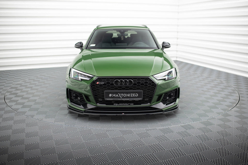Lip Anteriore V.2 compatibile con Audi RS4 B9 (2017-2019)