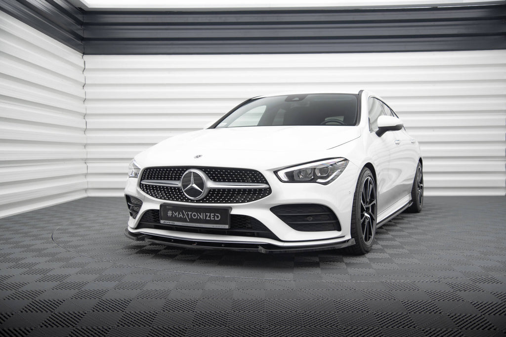 Lip Anteriore V.2 compatibile con Mercedes-Benz CLA AMG-Line / A35 AMG C118 / X118 (2019-2023)