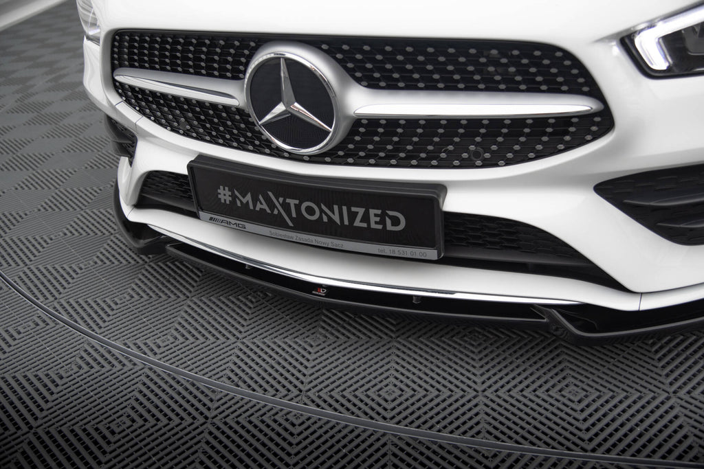 Lip Anteriore V.2 compatibile con Mercedes-Benz CLA AMG-Line / A35 AMG C118 / X118 (2019-2023)