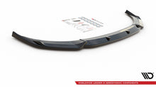 Carica l'immagine nel visualizzatore di Gallery, Dettaglio splitter anteriore V.3 Audi A1 GB ABS nero lucido