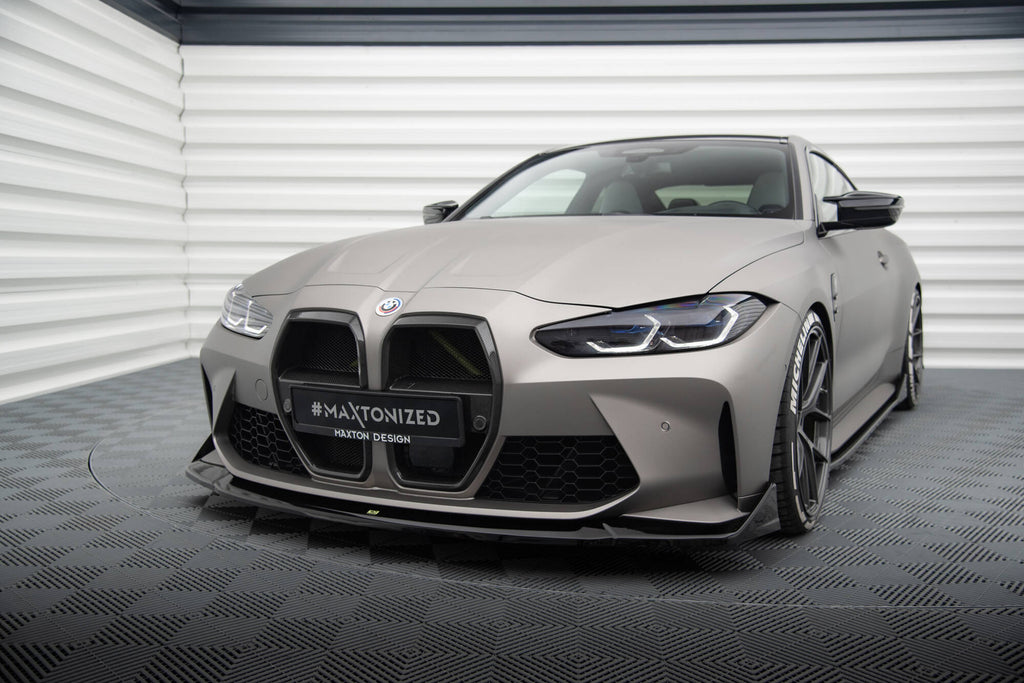 Paraurti anteriore BMW M4 G82 con splitter Maxton V.4