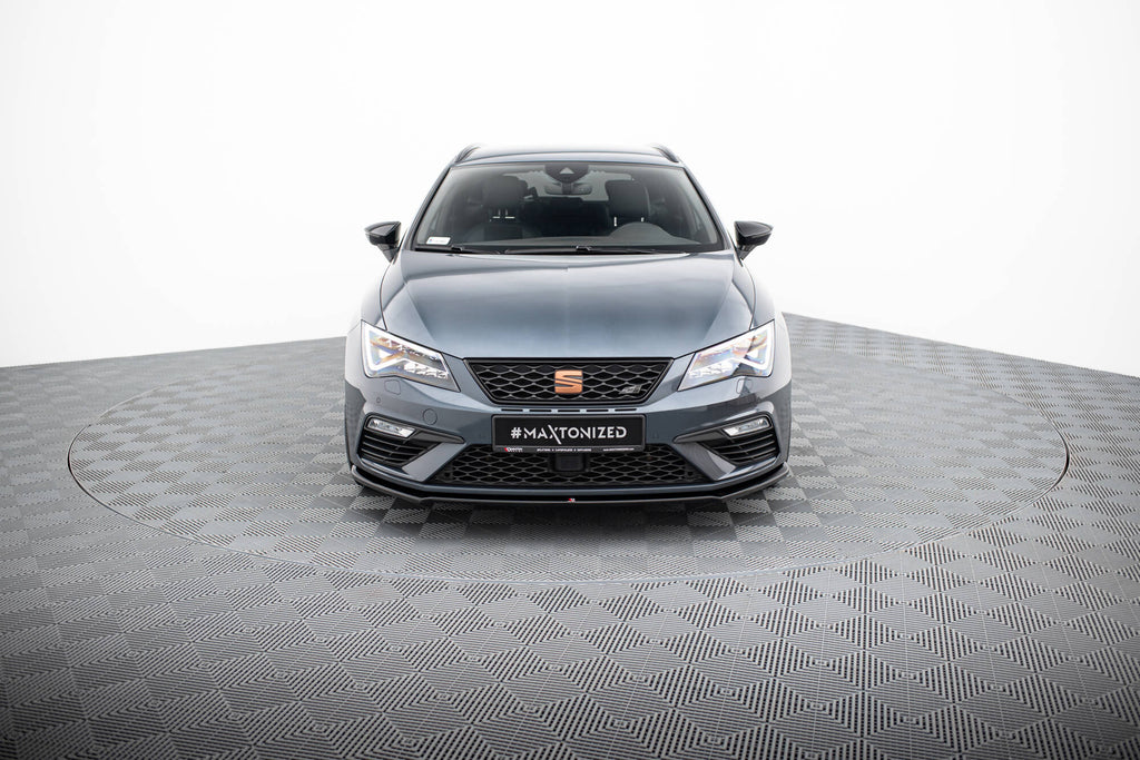Lip Anteriore V.4 compatibile con Seat Leon Cupra / FR Mk3 Facelift (2016-2020)