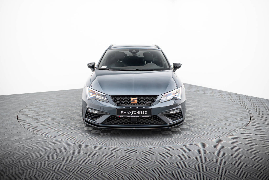 Lip Anteriore V.4 compatibile con Seat Leon Cupra / FR Mk3 Facelift (2016-2020)