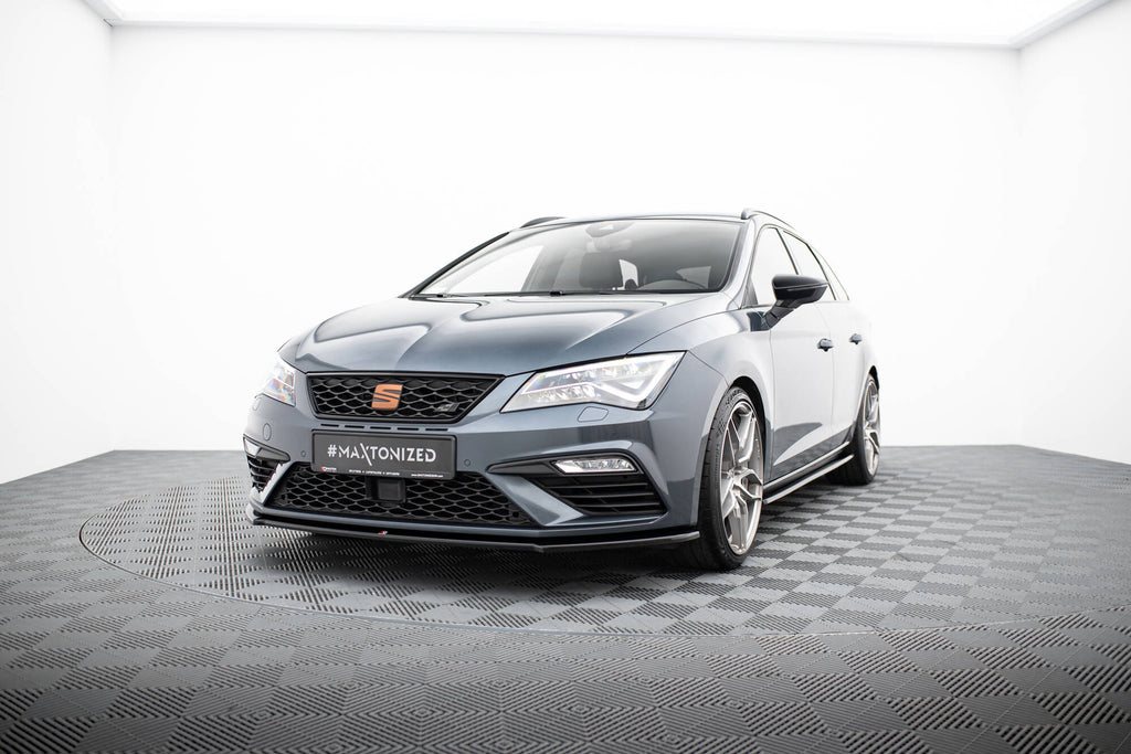Lip Anteriore V.4 compatibile con Seat Leon Cupra / FR Mk3 Facelift (2016-2020)