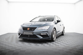 Lip Anteriore V.4 compatibile con Seat Leon Cupra / FR Mk3 Facelift (2016-2020)