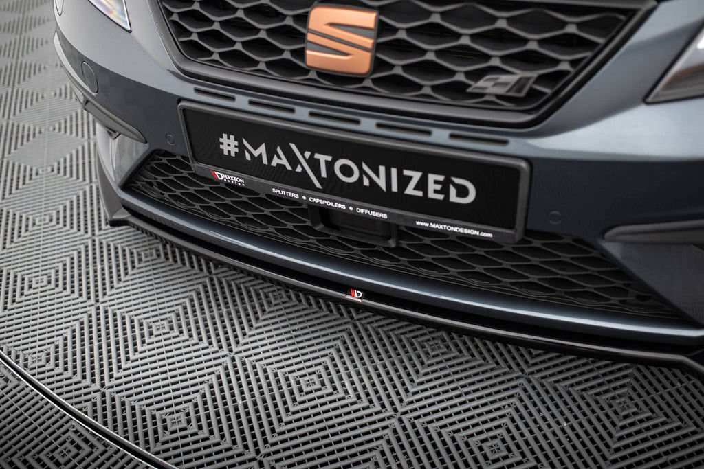 Lip Anteriore V.4 compatibile con Seat Leon Cupra / FR Mk3 Facelift (2016-2020)