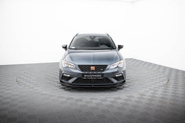 Lip Anteriore V.5 compatibile con Seat Leon Cupra / FR Hatchback Mk3 Facelift (2016-2020)