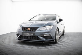 Lip Anteriore V.5 compatibile con Seat Leon Cupra / FR Hatchback Mk3 Facelift (2016-2020)