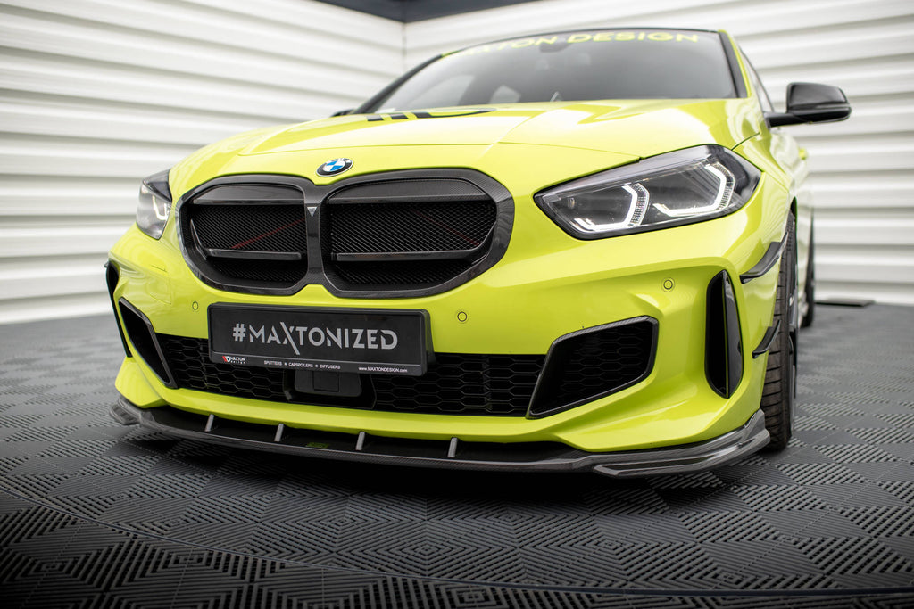 Griglia Anteriore Fibra di Carbonio Prepreg BMW Serie 1 F40 Maxton Design
