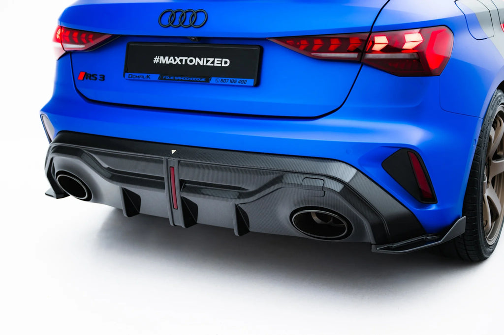 Fibra di Carbonio Prepreg Diffusore Posteriore Audi RS3 Sportback 8Y Facelift