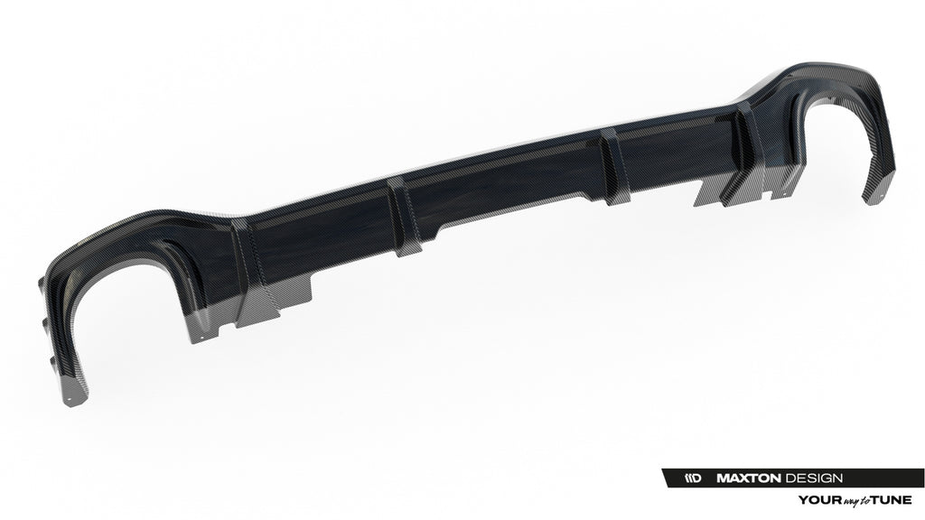 Diffusore Posteriore in Fibra di Carbonio Prepreg Audi RSQ8 Mk1