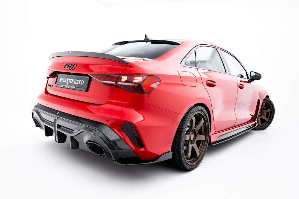 Diffusore Posteriore in Fibra di Carbonio Prepreg compatibile con Audi RS3 Berlina 8Y Facelift (2024-)