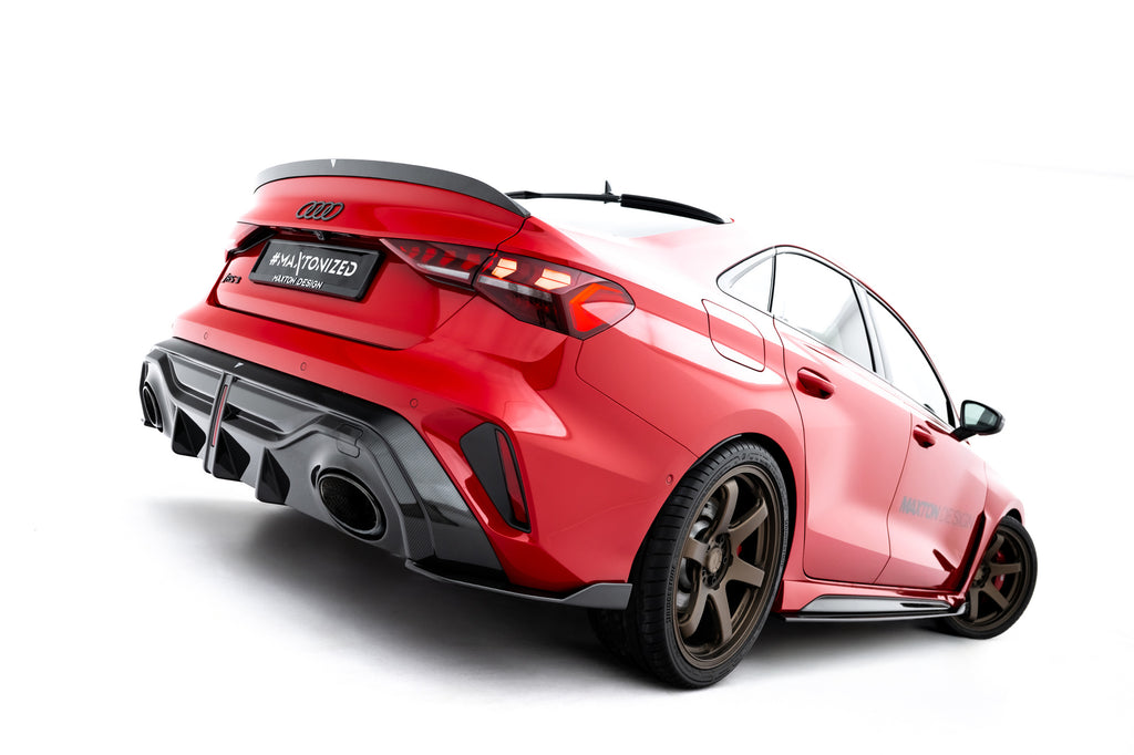 Diffusore Posteriore in Fibra di Carbonio Prepreg compatibile con Audi RS3 Berlina 8Y Facelift (2024-)