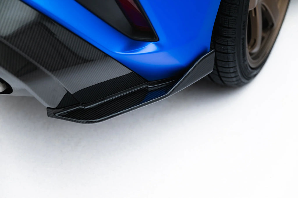 Fibra di Carbonio Prepreg Splitter Laterali Posteriori Audi RS3 Sportback 8Y Facelift