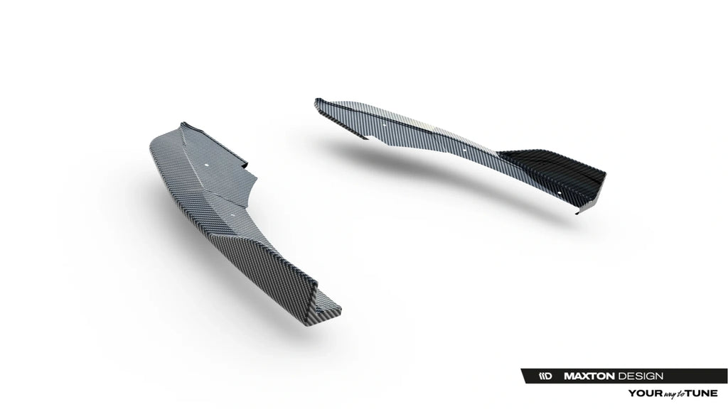 Fibra di Carbonio Prepreg Splitter Laterali Posteriori Audi RS3 Sportback 8Y Facelift