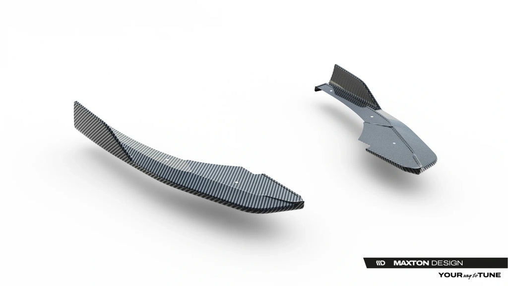 Fibra di Carbonio Prepreg Splitter Laterali Posteriori Audi RS3 Sportback 8Y Facelift