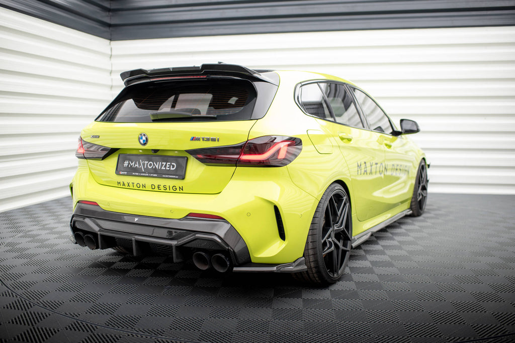 Splitter Laterali Posteriori in Fibra di Carbonio Prepreg BMW Serie 1 M135i / 128ti / M-Pack F40
