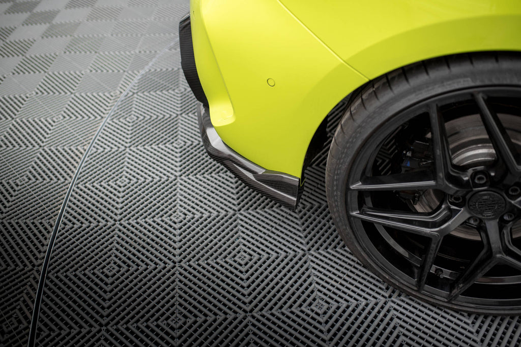 Splitter Laterali Posteriori in Fibra di Carbonio Prepreg BMW Serie 1 M135i / 128ti / M-Pack F40