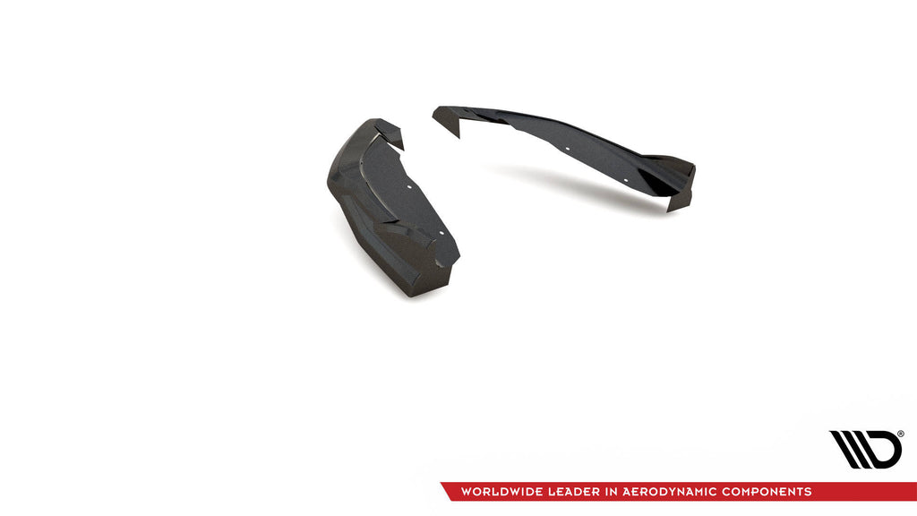 Splitter Laterali Posteriori in Fibra di Carbonio Prepreg BMW Serie 1 M135i / 128ti / M-Pack F40
