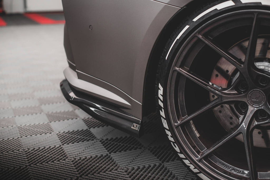 Splitter Laterali Posteriori in Fibra di Carbonio Prepreg BMW M4 Coupé G82 e Cabriolet G83 / Facelift