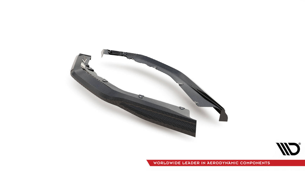 Splitter Laterali Posteriori in Fibra di Carbonio Prepreg BMW M4 Coupé G82 e Cabriolet G83 / Facelift