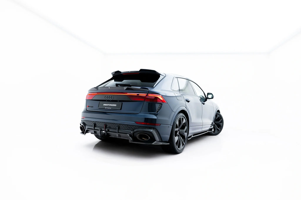 Fibra di Carbonio Prepreg Splitter Posteriore (con barre verticali) Audi RSQ8 Mk1 Facelift