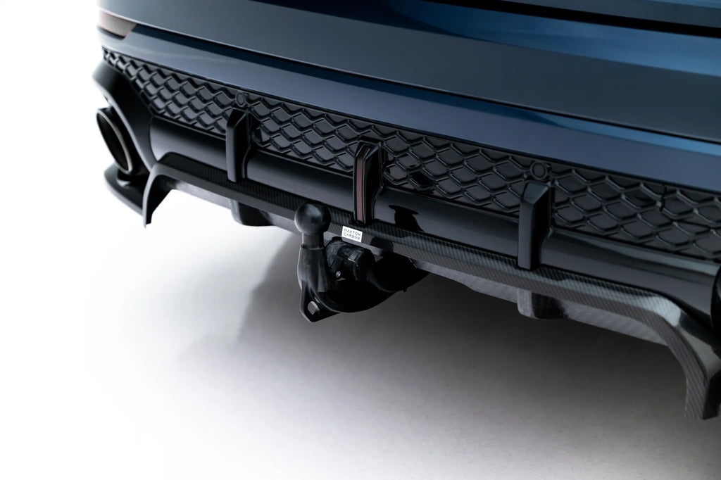 Fibra di Carbonio Prepreg Splitter Posteriore (con barre verticali) Audi RSQ8 Mk1 Facelift