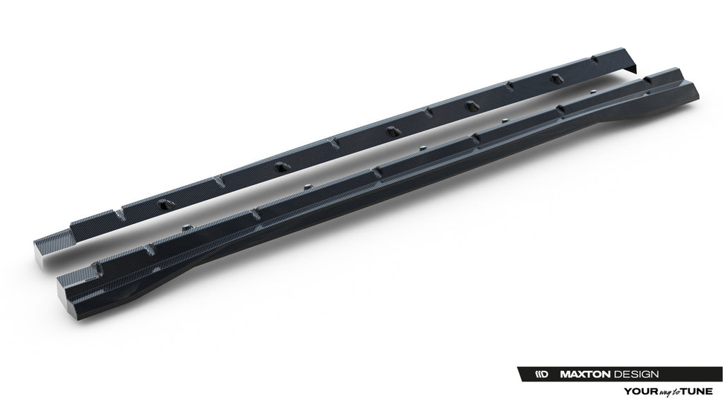 Minigonne in Fibra di Carbonio Prepreg Audi RSQ8 Mk1 Maxton Design