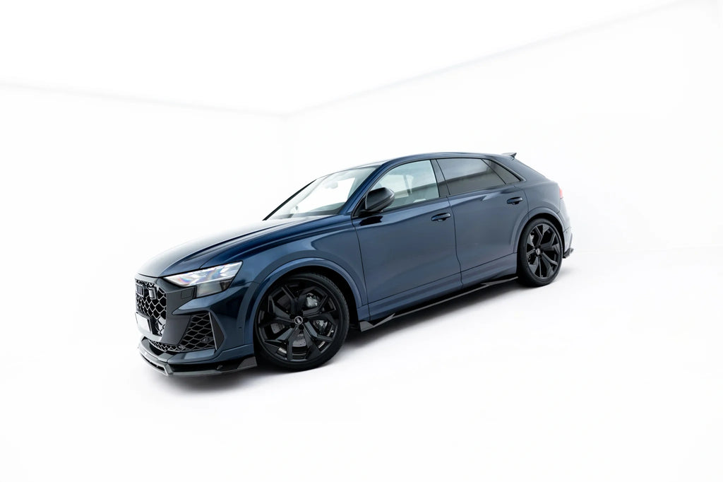 Fibra di Carbonio Prepreg Minigonne Audi RSQ8 Mk1 Facelift