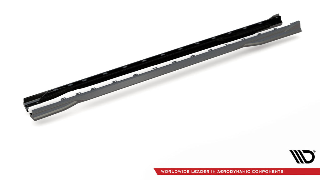 Minigonne in Fibra di Carbonio Prepreg BMW Serie 1 M135i / 128ti / M-Pack F40