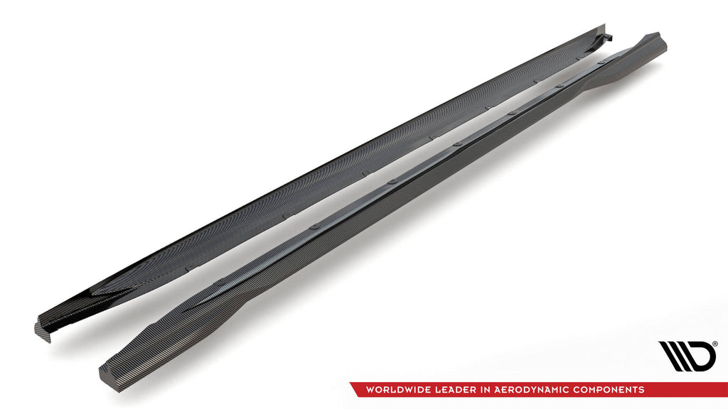 Diffusori Sotto Minigonne in Fibra di Carbonio Prepreg BMW M4 Coupé G82 e Cabriolet G83 / Facelift