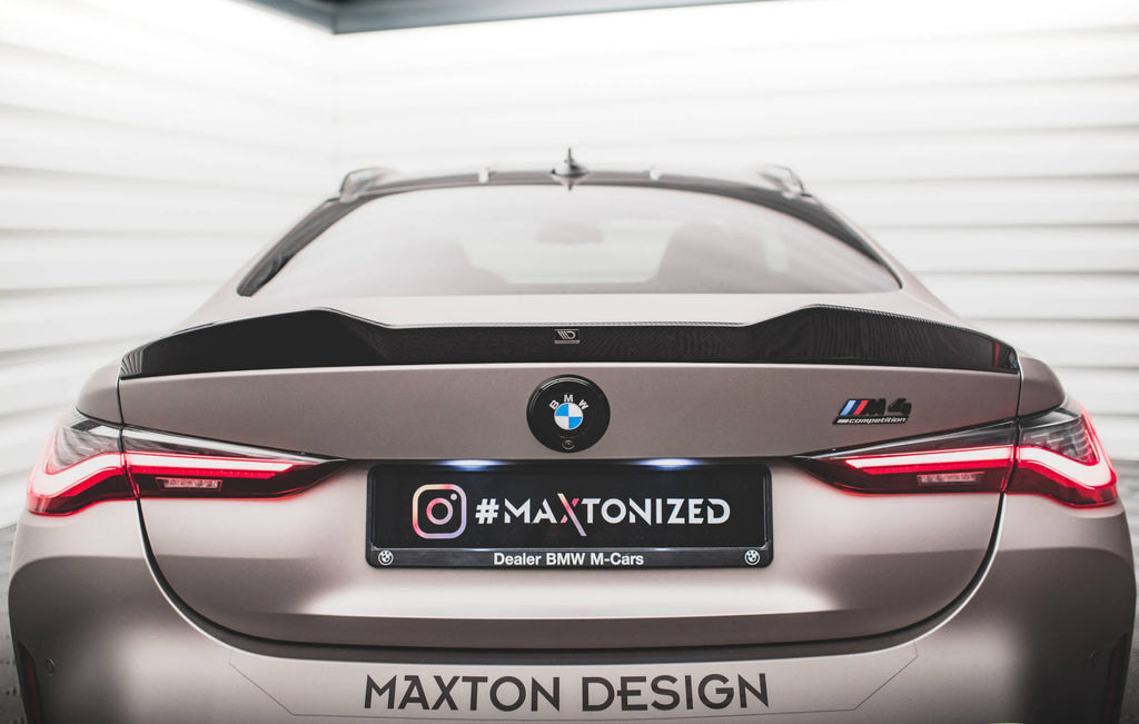 Estensione Spoiler in Fibra di Carbonio Prepreg BMW M4 G82 / G82 Facelift / M440i / Serie 4 M-Pack G22 / G22 Facelift