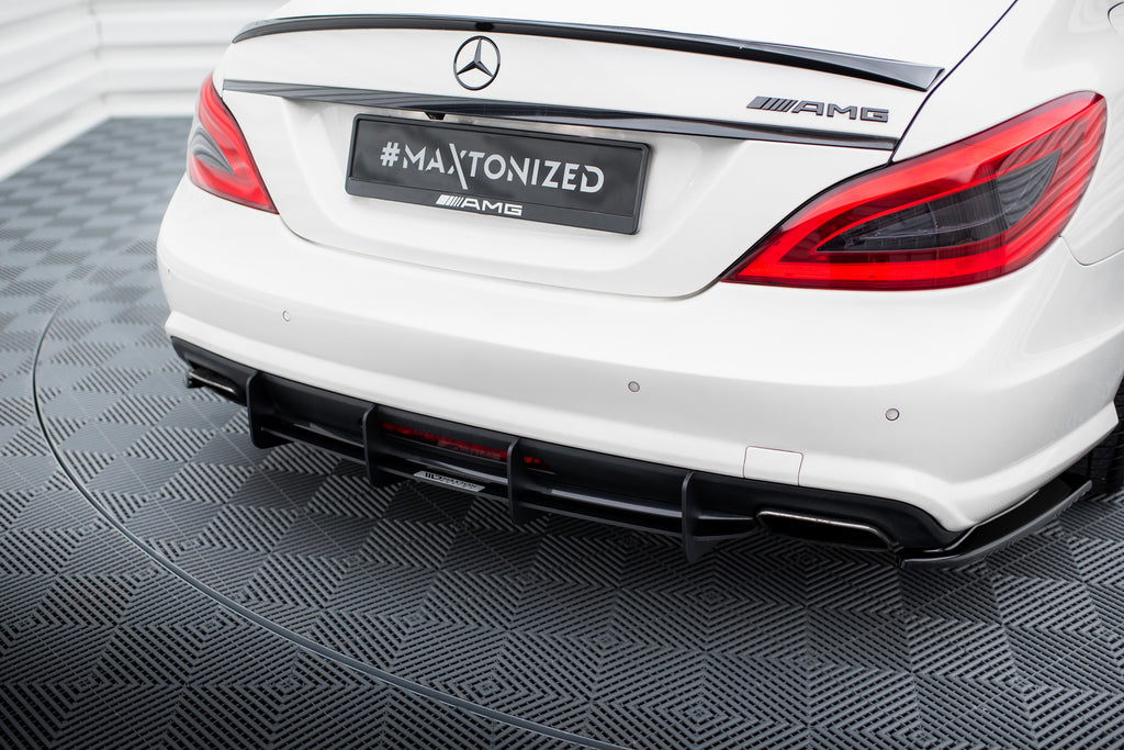 Diffusore Posteriore compatibile con Mercedes-Benz CLS AMG-Line C218 (2011-2014)
