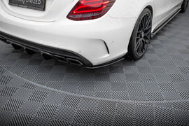 Splitter Laterali Posteriori compatibili con Mercedes-Benz C63 AMG W205 / S205 (2015-2018)