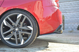 Splitter Laterali Posteriori compatibili con Peugeot 308 GTi Mk2 (2013-2017)