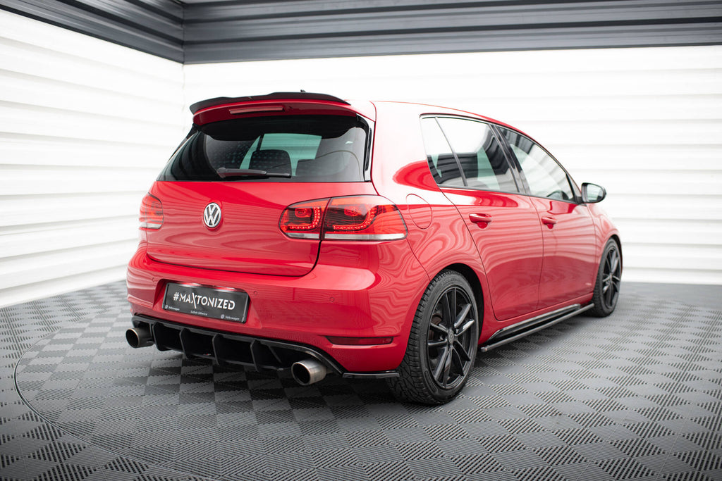 Splitter Laterali Posteriori compatibili con Volkswagen Golf Mk6 GTI 35TH (2008-2012)