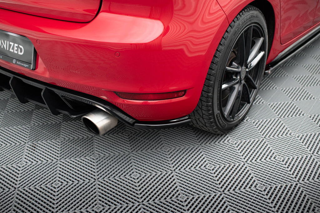 Splitter Laterali Posteriori compatibili con Volkswagen Golf Mk6 GTI 35TH (2008-2012)