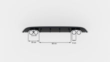 Carica l'immagine nel visualizzatore di Gallery, Diffusore Posteriore VW Golf Mk6 (con 2 uscite di scarico)