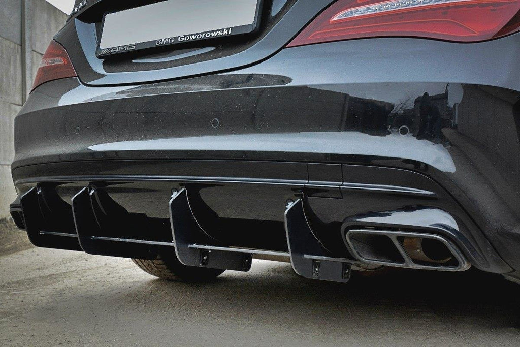 Diffusore Posteriore V.2 compatibile con Mercedes-Benz CLA 45 AMG C117 Facelift (2017-2019)