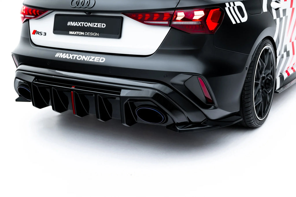 Splitter Laterali Posteriori V.1 Audi RS3 Berlina 8Y Facelift