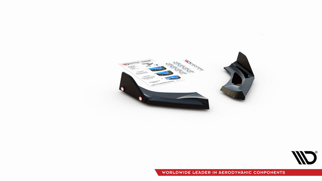 Splitter Laterali Posteriori V.1 con Flap Maxton Design Hyundai i30 N Mk3 Facelift