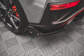 Splitter Laterali Posteriori V.1 con Flap Maxton Design Hyundai i30 N Mk3 Facelift