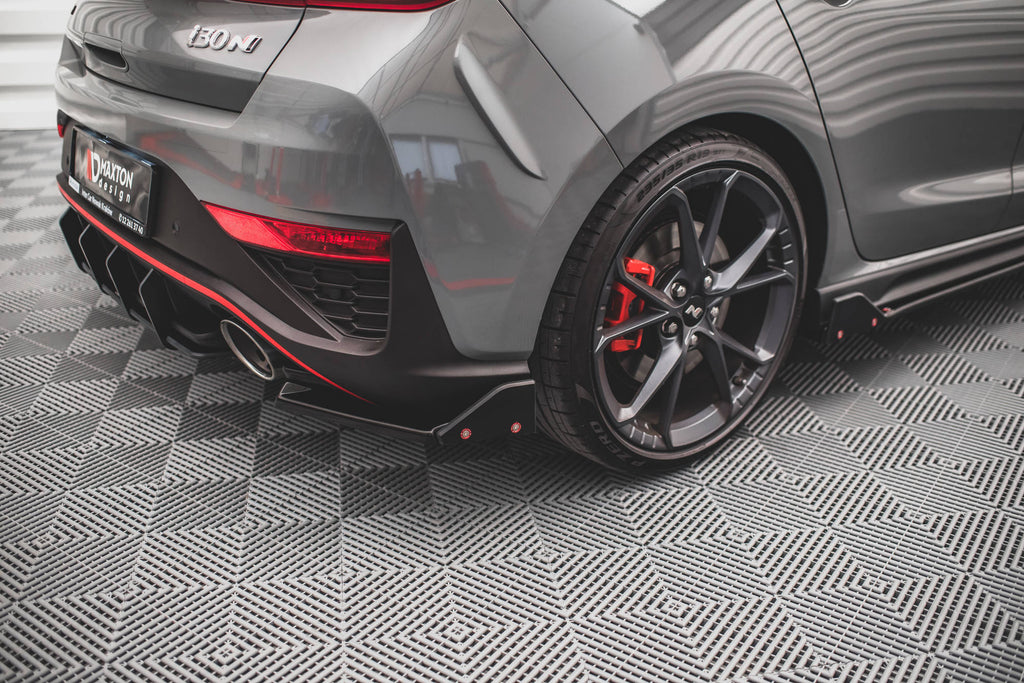Splitter Laterali Posteriori V.1 con Flap Maxton Design Hyundai i30 N Mk3 Facelift