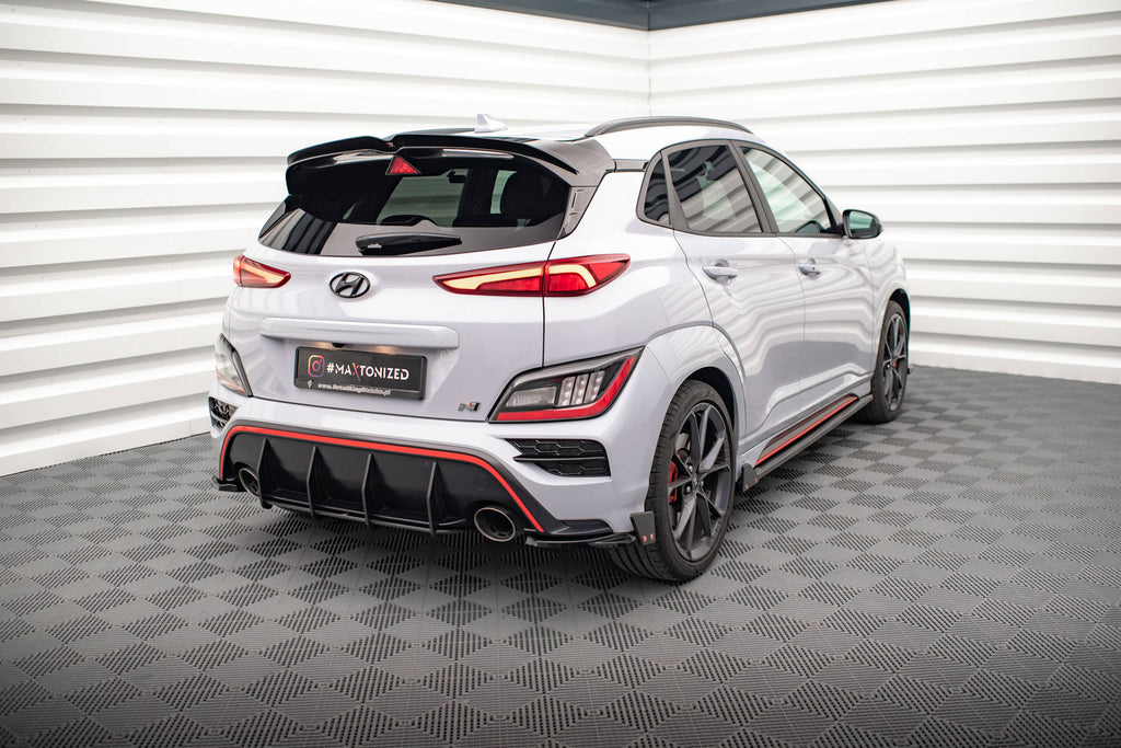 Splitter Laterali Posteriori V.1 con Flaps Hyundai Kona N Mk1 montati