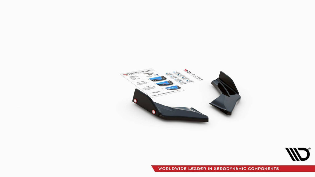 Splitter Laterali Posteriori V.1 + Flap Volkswagen Golf GTI Clubsport Mk8